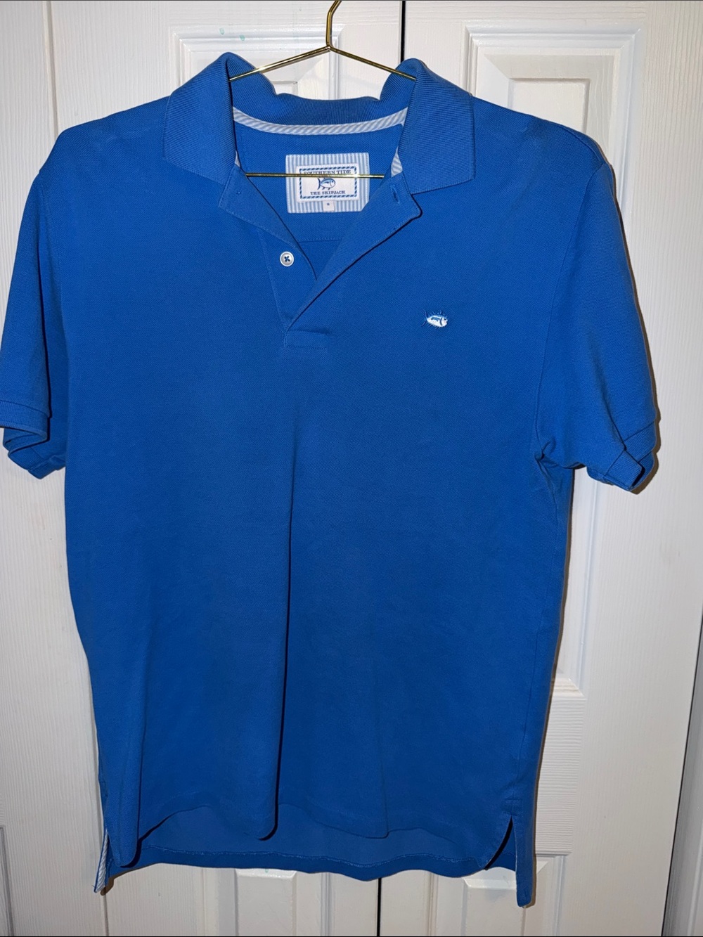 Vineyard Vines Short Sleeve Polo in Bright Blue